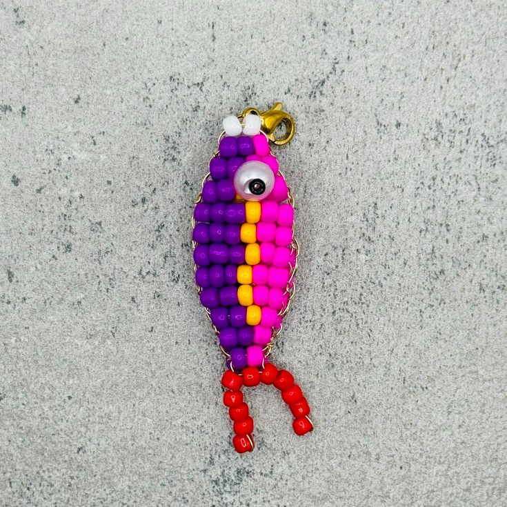 Mix & Match Beaded Fish Anhänger