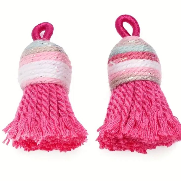 Mix & Match Tassel Charm Pink