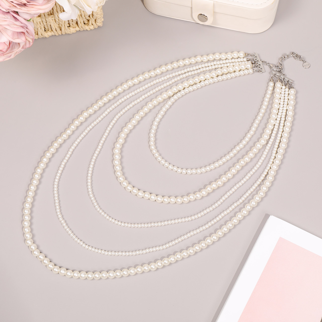 Mehrlagige Perlenkette....