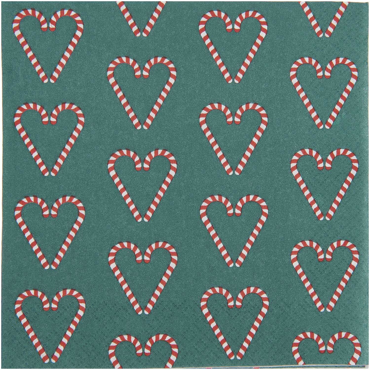 Zuckerstangen Papier Servietten