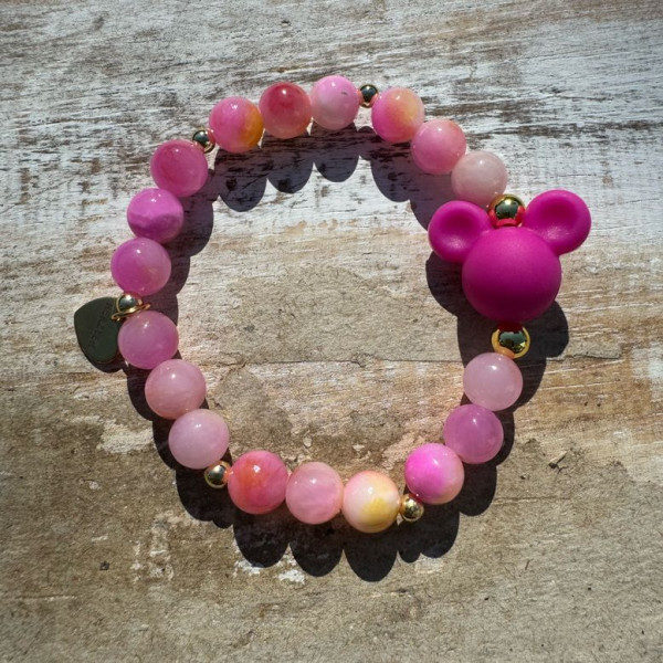 Candy Mickey - Edelstein Armband